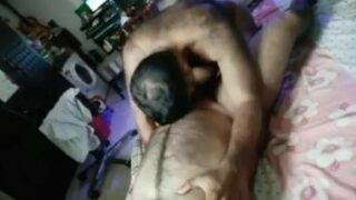 Hairy old men enjoying a sexy gay blowjob fun