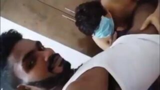 Sloppy gay blowjob by a slutty gay twink boy