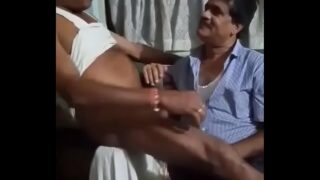 Mature gay uncle sucking big Indian cock